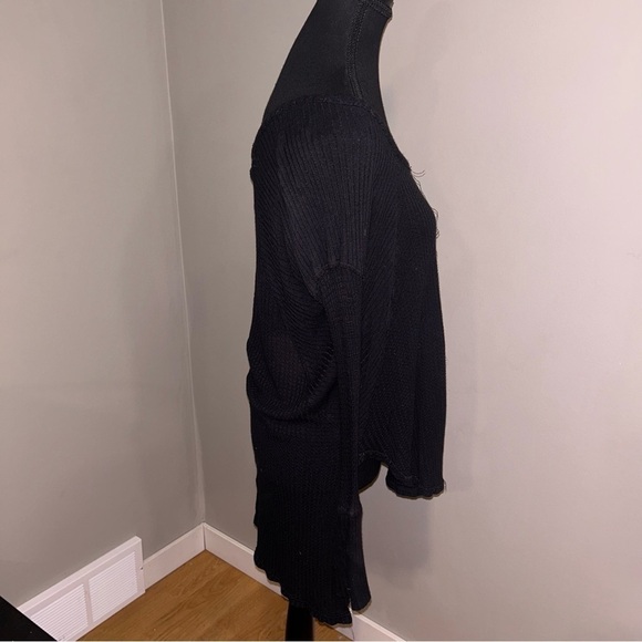 Free People Black Knit Top - Picture 2 of 5